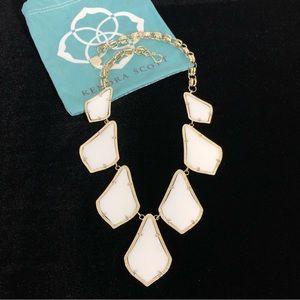 Kendra Scott Kensey Necklace-White